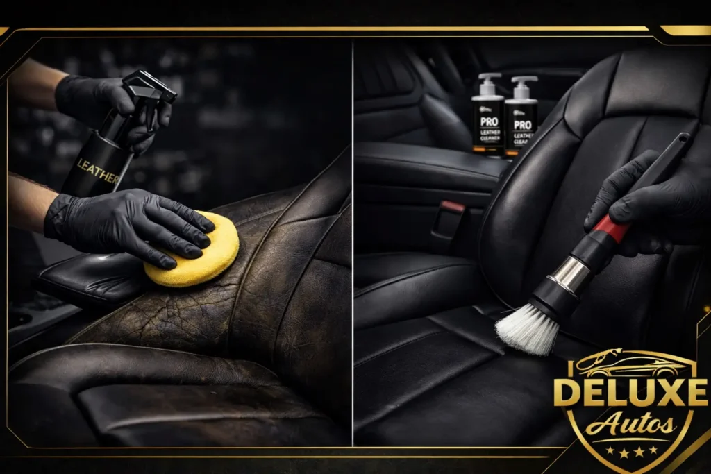 Lederen Autostoelen Reinigen Groningen – Deluxe Auto’s Groningen